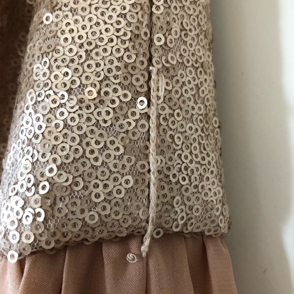 Bari Jay Bridesmaid Dress, Size 10, Rose Gold/Blush/Chanpagne - Picture 7 of 8